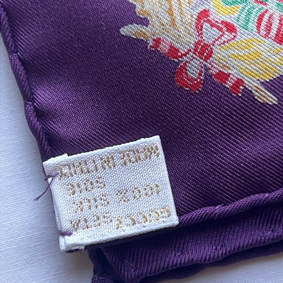 Gucci Equestrian "Servizi Postali" Design 100%Silk Scarf Made in Italy Auth.90cm - Picture 7 of 13